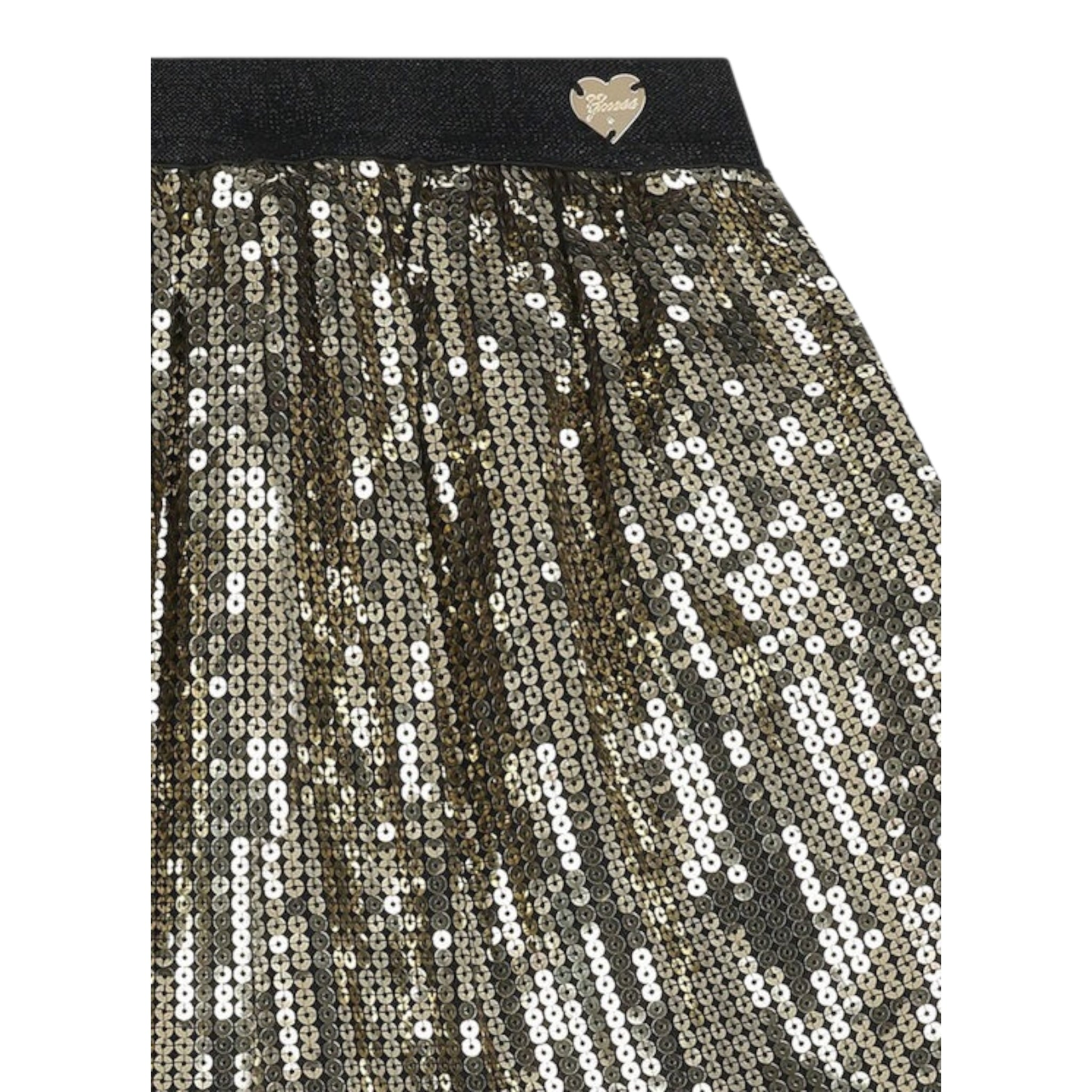 Guess Gonna tinta unita con Paillettes Oro per Bambina K5BD00KBEF0 ORO GUESS 