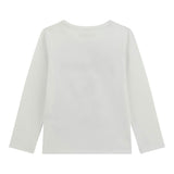 Guess Shirt Girocollo tinta unita con Pailettes Bianco per Neonata K5BI03J1314 BIANCO GUESS 