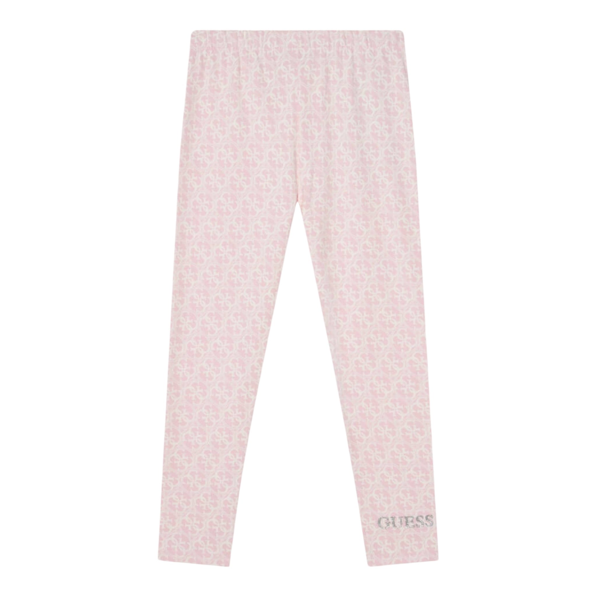 Guess Leggins tinta unita con Loghi Rosa per Neonata K5RB01J1314N ROSA GUESS 