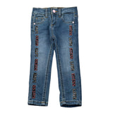 Guess Jeans tinta unita con Applicazioni Azzurro per Neonata K5YA01D4CA0 AZZURRO GUESS 