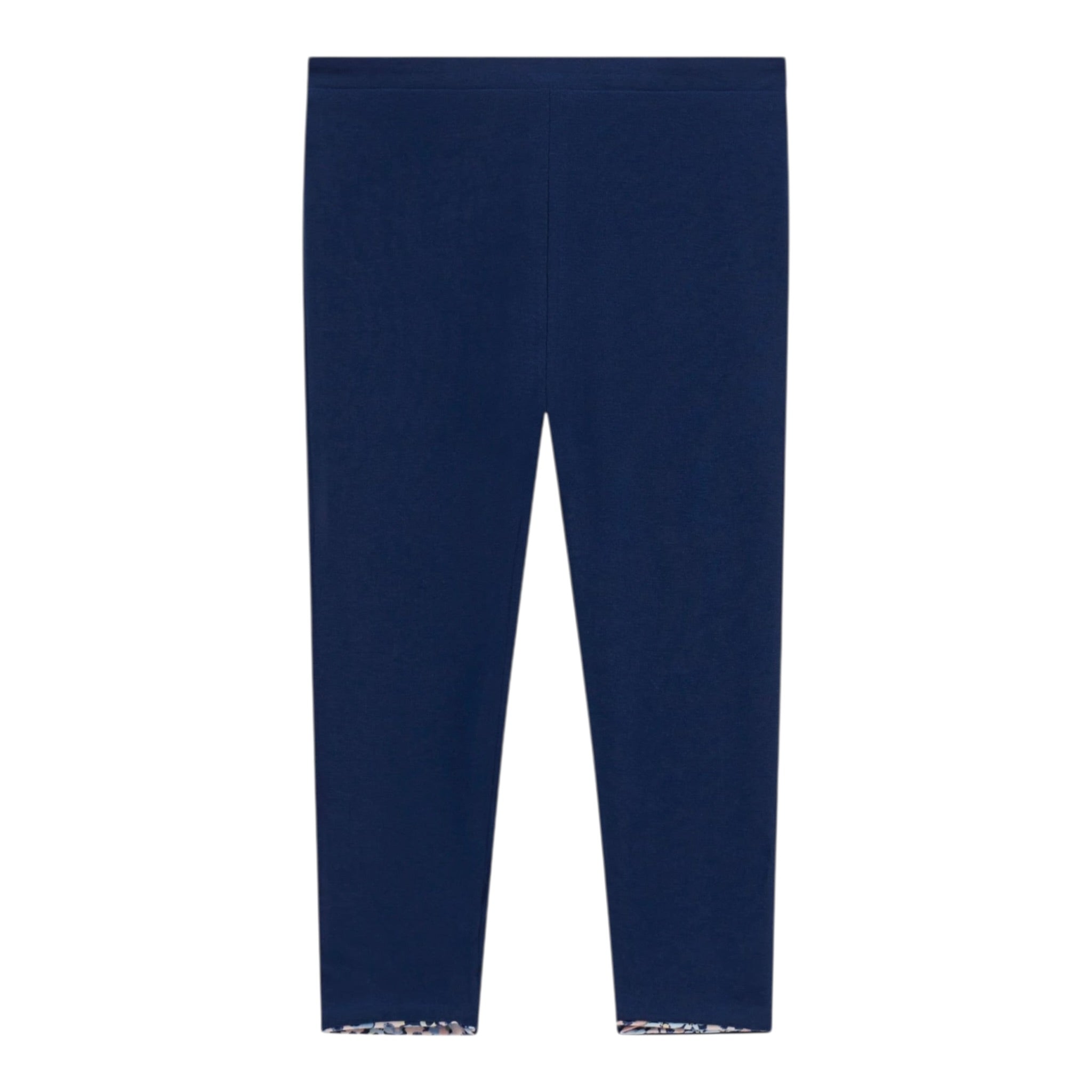Guess Leggins Reversibile Bicolore con Fantasia Floreale Blu per Bambina K5YB05K6YW4 BLU GUESS 