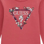 Guess Shirt tinta unita con Stampa Fragola per Neonata K5YI16K6YW4N FRAGOLA GUESS 
