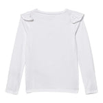 Guess Shirt tinta unita con Stampa Bianco per Neonata K5YI25K6YW4X BIANCO GUESS 