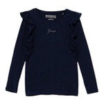 Guess Shirt tinta unita con Stampa Blu per Neonata K5YI25K6YW4X BLU GUESS 