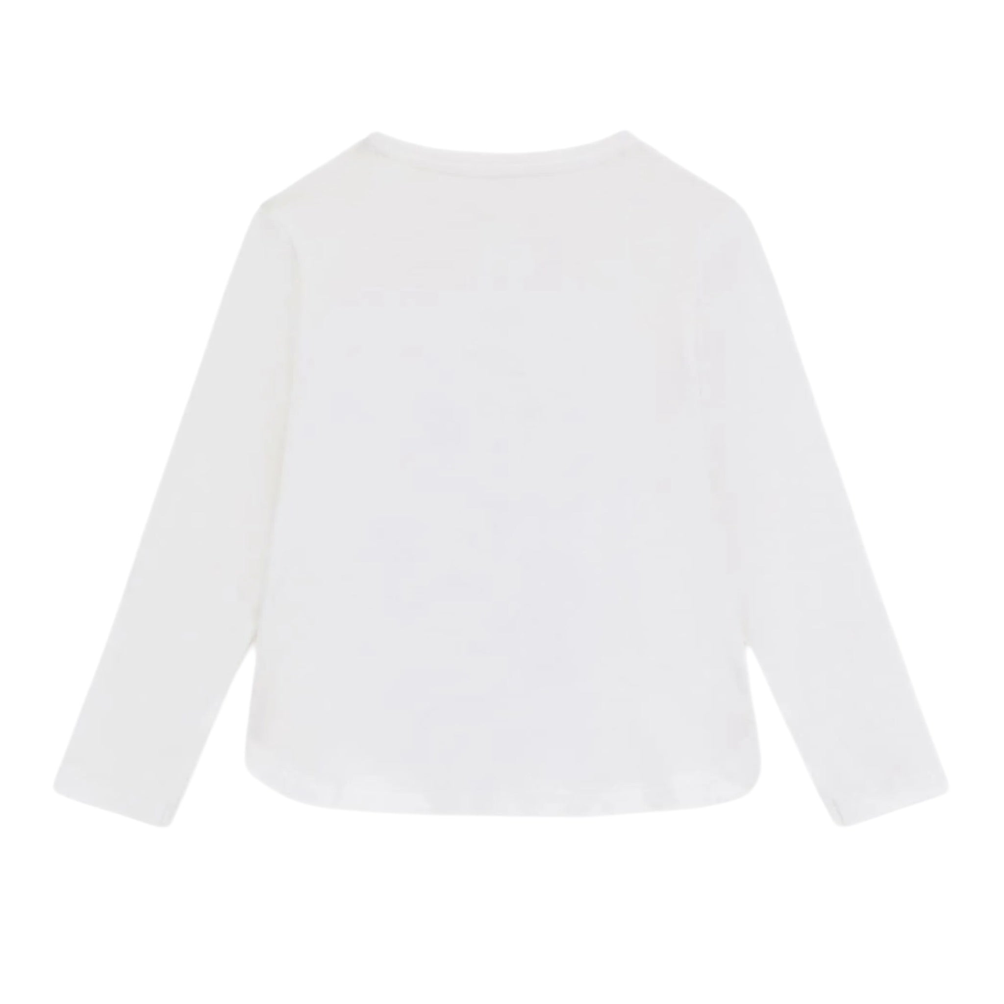 Guess Shirt Girocollo tinta unita con Paillettes Bianco per Neonata K5YI26KAPO0 BIANCO GUESS 