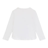 Guess Shirt Girocollo tinta unita con Paillettes Panna per Neonata K5YI26KAPO0XXN PANNA GUESS 