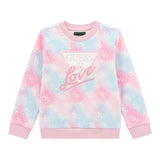 Guess Felpa Chiusa Girocollo tinta unita Stampa Fantasia Multicolor per Neonata K5YQ02KA6R4PE MULTICOLOR GUESS 
