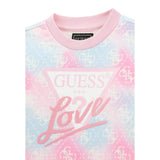 Guess Felpa Chiusa Girocollo tinta unita Stampa Fantasia Multicolor per Neonata K5YQ02KA6R4PE MULTICOLOR GUESS 