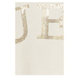 Guess Felpa Chiusa Girocollo tinta unita con Paillettes Panna per Bambina K5YQ09KAV34 PANNA GUESS 