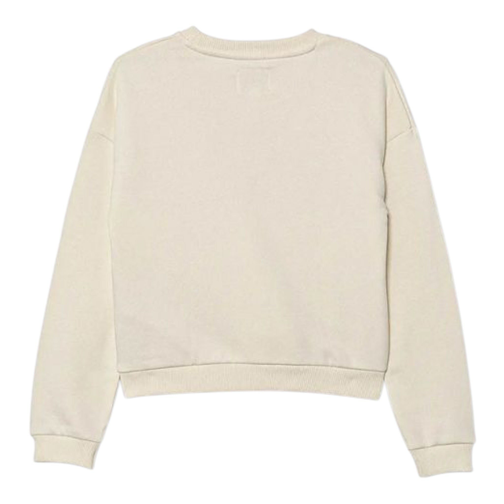 Guess Felpa Chiusa Girocollo tinta unita con Paillettes Panna per Bambina K5YQ09KAV34X PANNA GUESS 