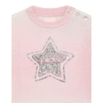 Guess Maglia tinta unita con Brillantini Rosa per Bambina K5YR07Z30Q0 ROSA GUESS 