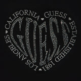 Guess Maglia Girocollo tinta unita con Paillettes Nero per Neonata K5YR08Z2NQ2XN NERO GUESS 
