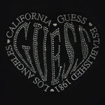 Guess Maglia Girocollo tinta unita con Paillettes Nero per Neonata K5YR08Z2NQ2XN NERO GUESS 