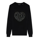 Guess Maglia Girocollo tinta unita con Paillettes Nero per Neonata K5YR08Z2NQ2XN NERO GUESS 