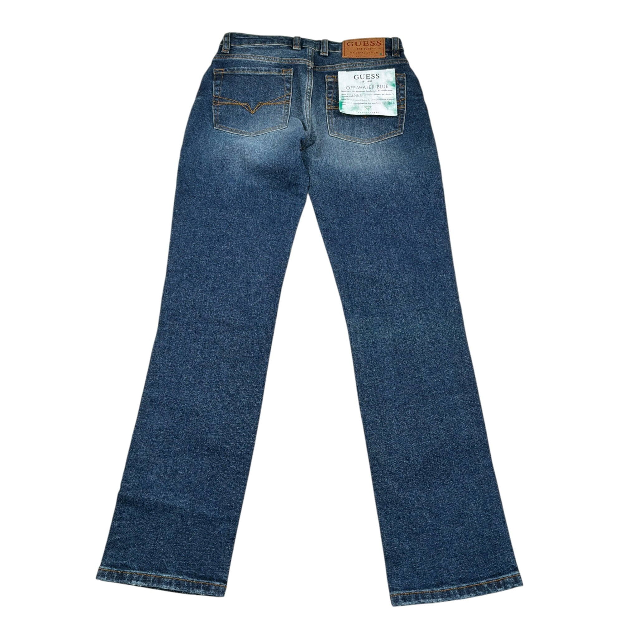 Guess Jeans tinta unita con Girovita Regolabile Blu per Bambino L1BA14D46X5 BLU GUESS 