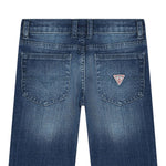 Guess Jeans tinta unita con Logo Blu per Bambino L3YA04D52Z0 BLU GUESS 