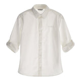 Guess Camicia tinta unita con Logo Bianco per Bambino L3YH04WE5W0 BIANCO GUESS 