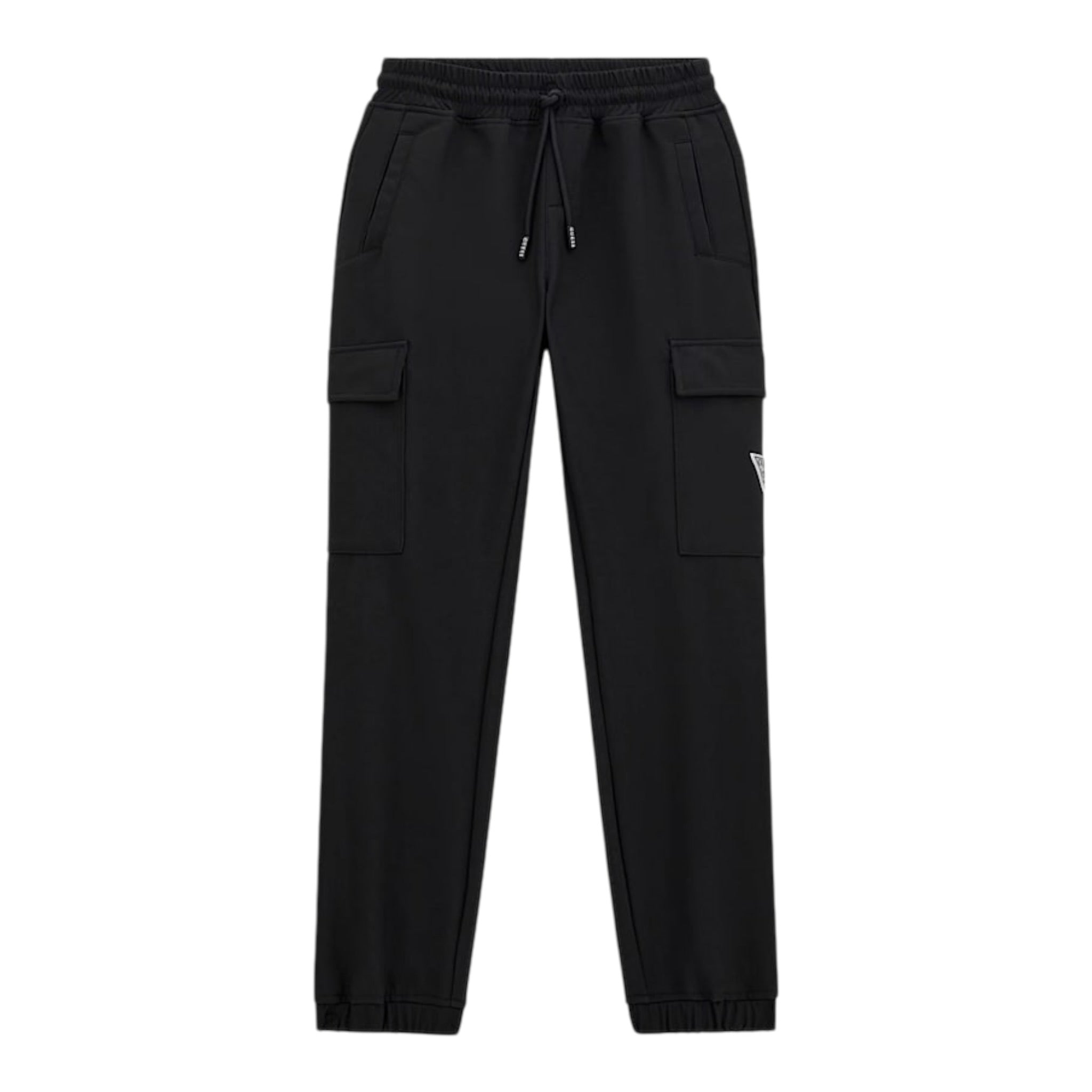 Guess Pantalone tinta unita con Elastico In Vita Nero per Bambino L4BB05WFY80 NERO GUESS 