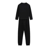 Guess Completo Tuta 2Pz Felpa-Pantalone tinta unita Nero per Bambino L4YG00KCCHO NERO GUESS 