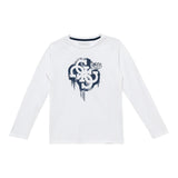 Guess Shirt Girocollo tinta unita con Stampa Bianco per Bambino L5BI01I3Z14 BIANCO GUESS 