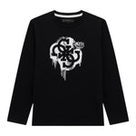 Guess Shirt Girocollo tinta unita con Stampa Nero per Bambino L5BI01L3Z14 NERO GUESS 
