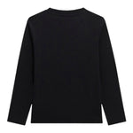 Guess Shirt Girocollo tinta unita con Stampa Nero per Bambino L5BI19I3Z14 NERO GUESS 
