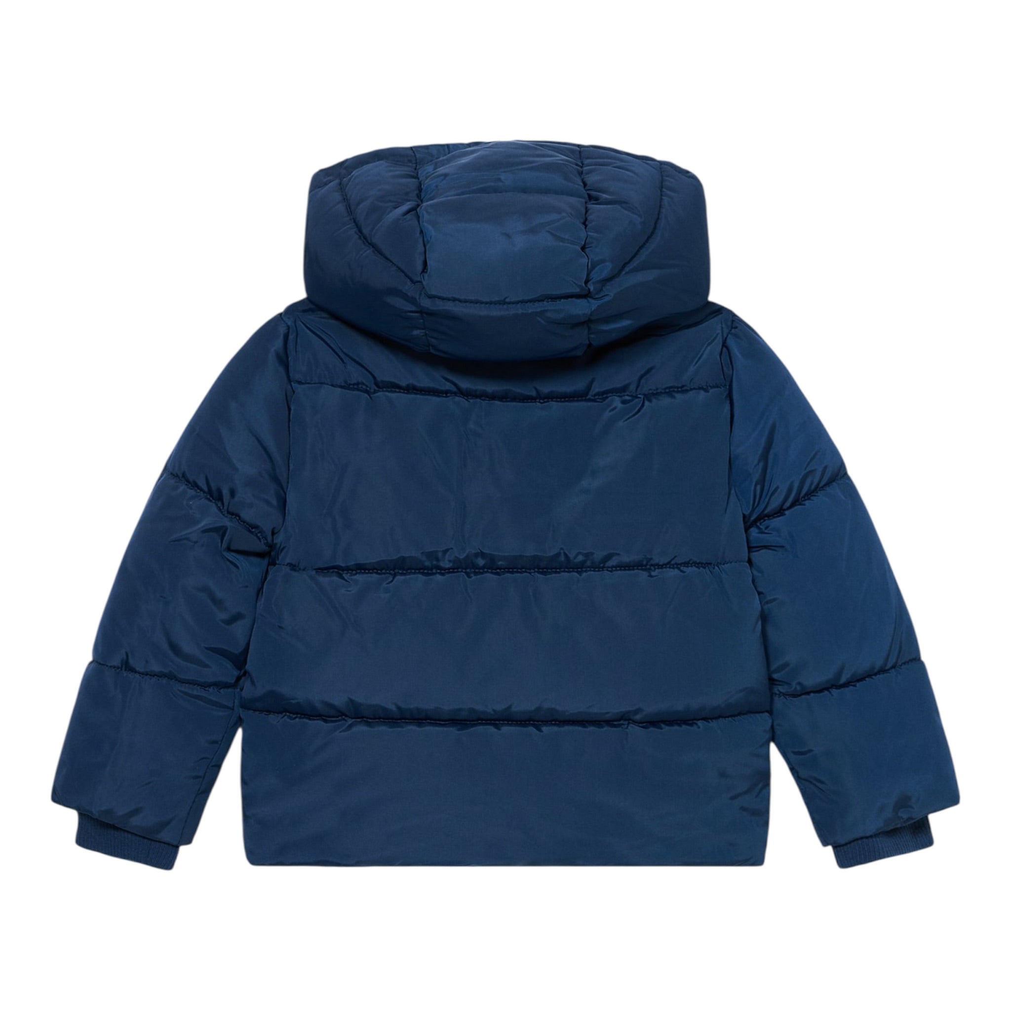 Guess Giubbino tinta unita con Cappuccio Blu per Bambino L5BL01WB240 BLU GUESS 