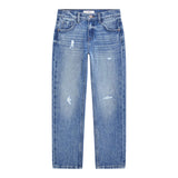 Guess Jeans tinta unita con Logo Azzurro per Bambino L5YA02D5D70 AZZURRO GUESS 