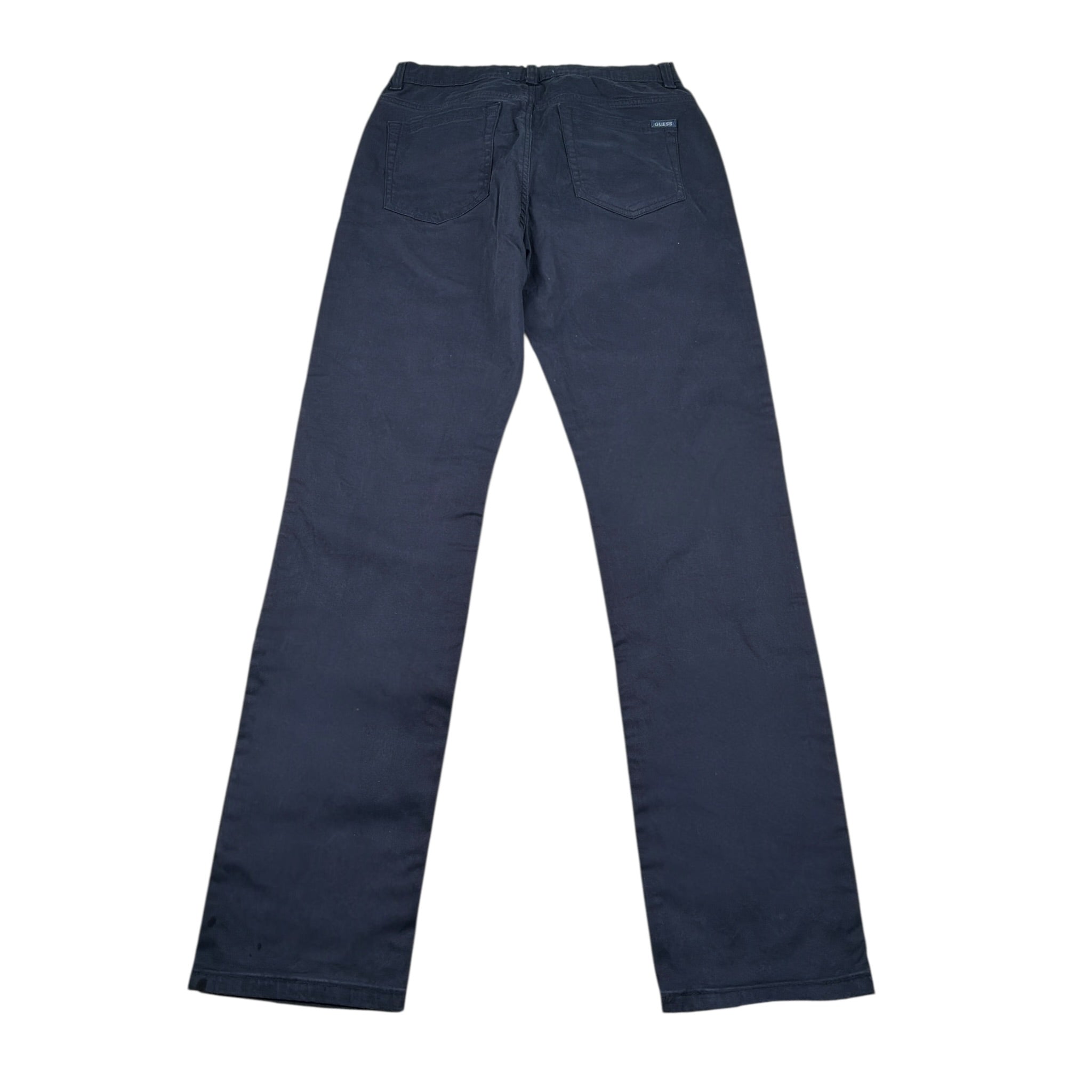 Guess Pantalone tinta unita con Girovita Regolabile Blu per Bambino L5YB01W0160 BLU GUESS 