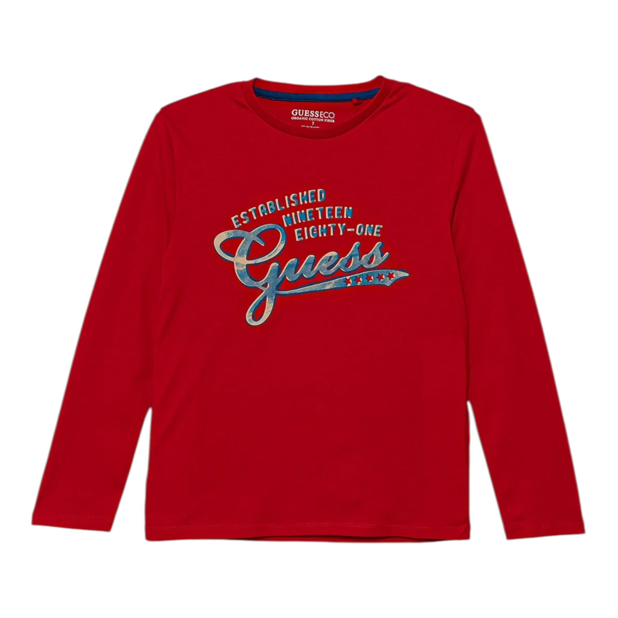 Guess Shirt tinta unita con Stampa Rosso per Bambino L5YI14K8HM4X ROSSO GUESS 