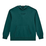 Guess Felpa Chiusa con Cappuccio tinta unita Verde per Bambino L5YQ25KAV34 VERDE GUESS 
