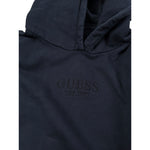 Guess Felpa Chiusa con Cappuccio tinta unita Blu per Bambino L5YQ25KAV34X BLU GUESS 