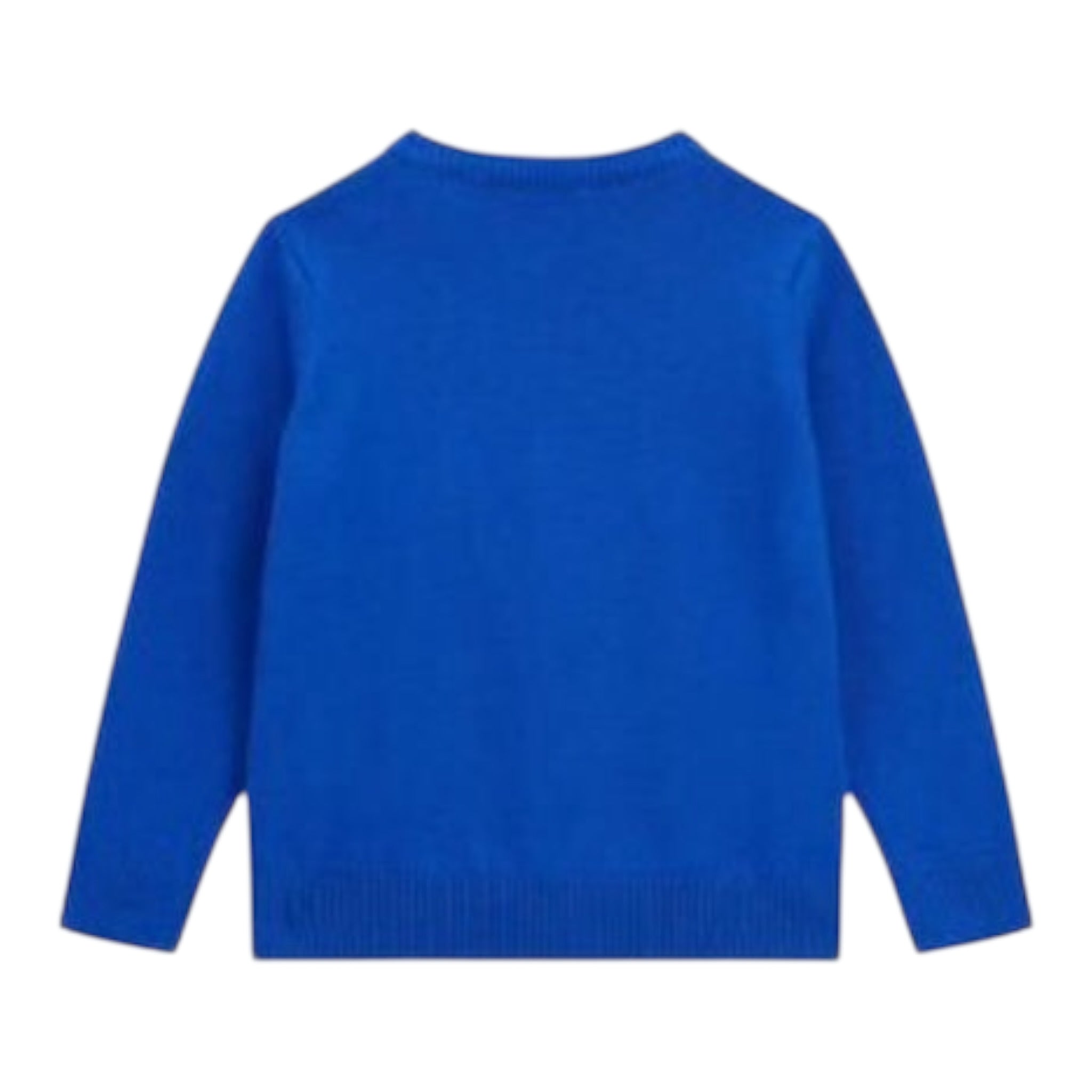 Guess Maglia tinta unita con Stampa Cobalto per Bambino L5YR01Z0140 COBALTO GUESS 