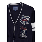 Guess Cardigan tinta unita con Logo Blu per Bambino L5YR05Z0140 BLU GUESS 