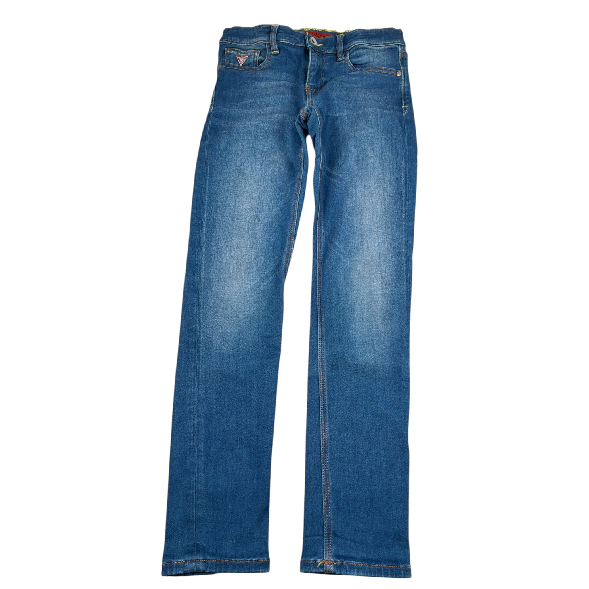 Guess Jeans tinta unita con Girovita Regolabile Blu per Bambino L63A52 BLU GUESS 