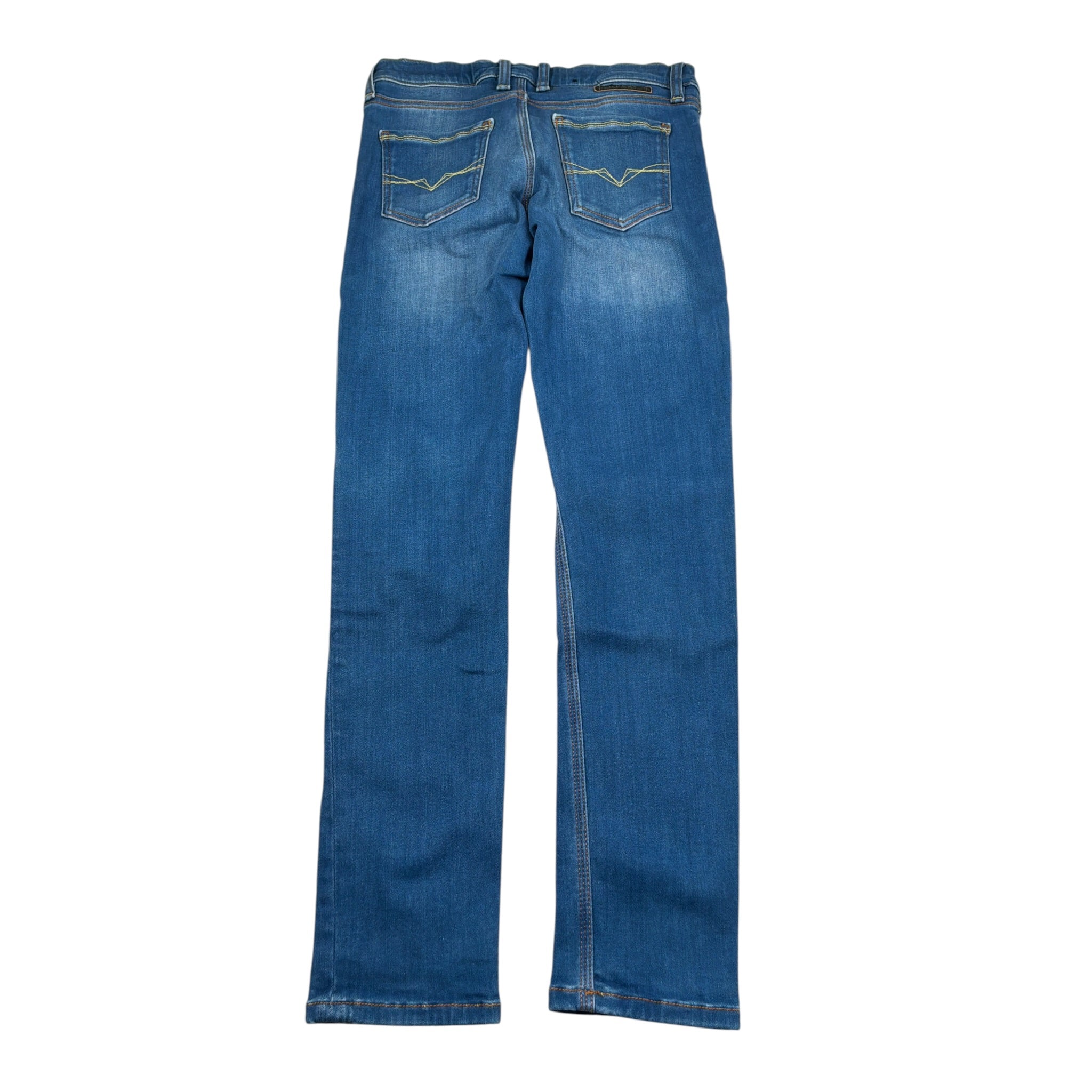 Guess Jeans tinta unita con Girovita Regolabile Blu per Bambino L63A52 BLU GUESS 