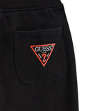Guess Pantalone tinta unita con Elastico In Vita Modello Tuta Nero per Bambino L93Q24KAUG0 NERO GUESS 