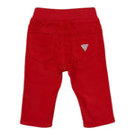 Guess Pantalone tinta unita con Elastico In Vita Rosso per Neonato N3BB04WFPPAN ROSSO GUESS 