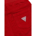 Guess Pantalone tinta unita con Elastico In Vita Rosso per Neonato N3BB04WFPPAN ROSSO GUESS 
