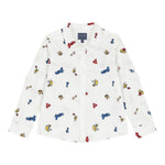 Guess Camicia tinta unita con Applicazioni Bianco per Neonato N4YH00WBHQ0N BIANCO GUESS 