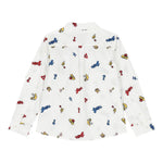 Guess Camicia tinta unita con Applicazioni Bianco per Neonato N4YH00WBHQ0N BIANCO GUESS 