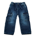 Guess Jeans tinta unita con Elastico In Vita Blu per Neonato N5BA01D5FQ00N BLU GUESS 