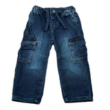 Guess Jeans tinta unita con Elastico In Vita Blu per Neonato N5BA01D5FQ00N BLU GUESS 