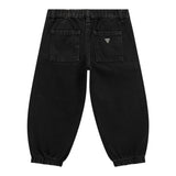 Guess Pantalone tinta unita con Elastico In Vita Nero per Neonato N5BA03D5JL0N NERO GUESS 