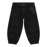 Guess Pantalone tinta unita con Elastico In Vita Nero per Neonato N5BA03D5JL0N NERO GUESS 