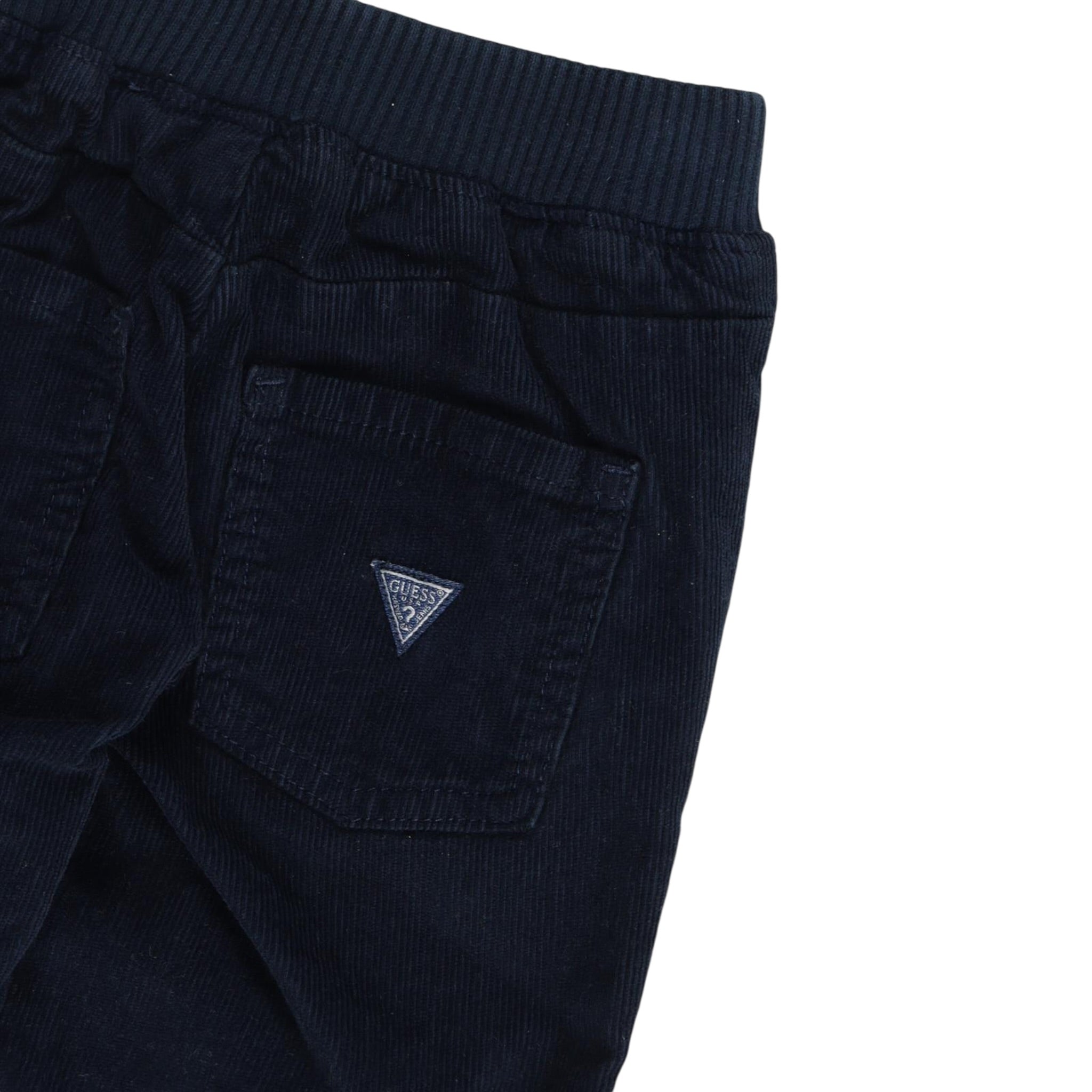 Guess Pantalone tinta unita con Elastico In Vita Blu per Neonato N5BB00WI250XXN BLU GUESS 