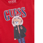 Guess Shirt tinta unita Girocollo con Stampa Rosso per Neonato N5BI04I3Z14 ROSSO GUESS 