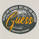 Guess Shirt tinta unita Girocollo con Stampa Beige per Neonato N5BI11I3Z14XX BEIGE GUESS 