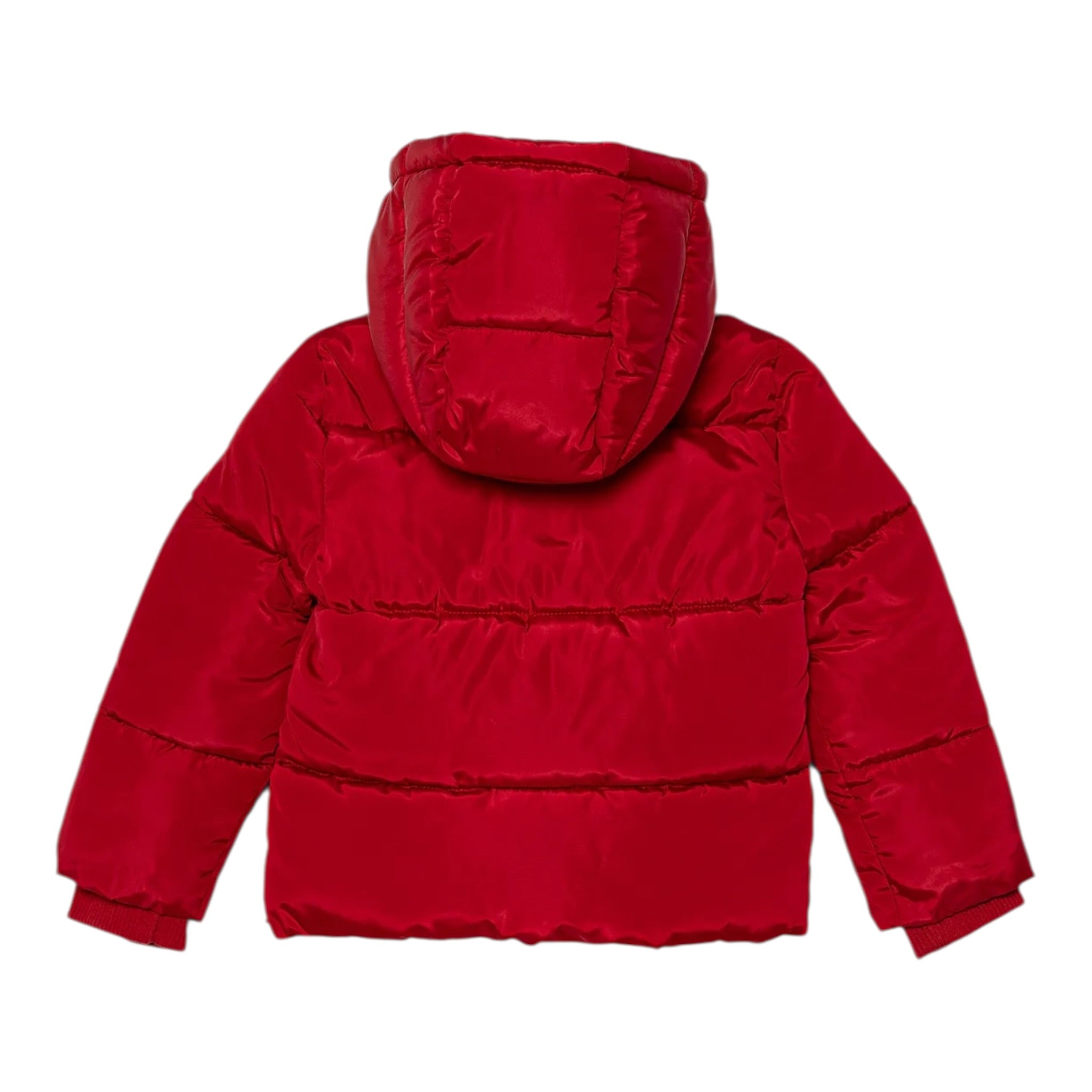 Guess Giubbino tinta unita con Zip E Cappuccio Rosso per Neonato N5BL01WB240 ROSSO GUESS 