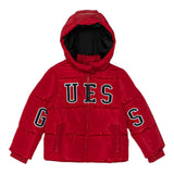 Guess Giubbino tinta unita con Zip E Cappuccio Rosso per Neonato N5BL01WB240 ROSSO GUESS 